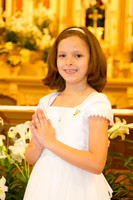 Lindsey Wolfe 1st Communion St. Mary's 2017